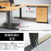 Garage fantoniGT パソコンデスク 幅1400×奥行900×高さ720mm 木目（NF） 1台（直送品）