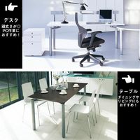 Garage fantoniME デスク 幅1800×奥行800×高さ720mm 濃木目（WE） 414578 1台（直送品）