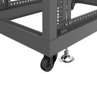 サンワサプライ 19インチサーバーラック パネルなし（18U） 幅600×奥行900×高さ1020mm ブラック 1台（直送品）