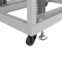 サンワサプライ 19インチサーバーラック パネルなし（18U） 幅600×奥行900×高さ1020mm ライトグレー 1台（直送品）