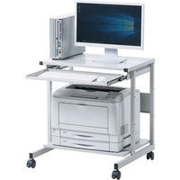 サンワサプライ パソコンラック 幅650×奥行605×高さ700mm ライトグレー RAC-EC75 1台（直送品）