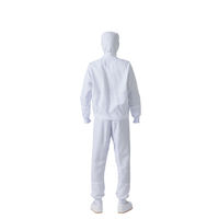 【食品工場ウェア】住商モンブラン スムースフィットシリーズ ジャンパータイプ 白 M RL8701-2