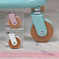 B.Bファニシング ROSSINI メッシュバスケットワゴン 3段 アラベスク柄 幅450×奥行365×高さ780mm ホワイト 1台（直送品）