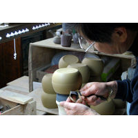 三陶 【萬古焼】2号ワン形うさぎ急須(約300cc) 16062 1個（直送品）