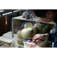 三陶 【萬古焼】1.5号ナツメ花しぐれ急須(約250cc) 16066 1個（直送品）