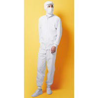 男女兼用長袖ジャンパー L ホワイト LT-493-A9-L サーヴォ（旧サンペックスイスト）（直送品）