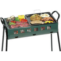 パール金属 キャプテンスタッグ NEWエフェクト ツーウェイバーベキューコンロ600 ホーロー鉄板 UG-0008（直送品）