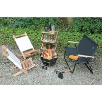 パール金属 キャプテンスタッグ CSブラックラベル ヘキサステンレスファイアグ UG-0050 1個