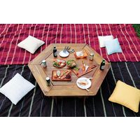 パール金属 キャプテンスタッグ CSクラシックス ヘキサグリルテーブルセット 137 UP-1038（直送品）