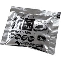 ブレイン エチケット袋&凝固消臭剤セット ブルー BR-993 1セット(1個×100)