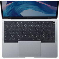 サンワサプライMacBook Air 13.3インチ Retinaディスプレイ用シリコンキーボードカバー（ブラック）FA-SMACBA13RBK 1個（直送品）