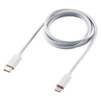 エレコム USB C-Lightningケーブル/スタンダード/1.0m/ホ MPA-CL10WH 1本（直送品）