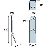 タナカ シナーコーナー床合板仕様 AA1575 1箱(50個入)（直送品）