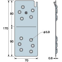 タナカ オメガプレートSD10KN AA2030 1箱（50枚入）（直送品）