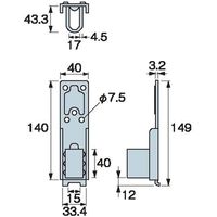 タナカ 枠材用ビスどめホールダウンHi-M AF2H28 1箱（30個入）（直送品）