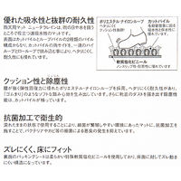 テラモト 雨天用マット　ニューテラレイン　グレー 600×900mm 屋内用  MR0250405　1枚