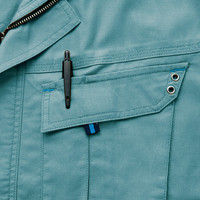 アイトス HERO’S UNIFORM 長袖ジャンパー ターコイズ 4L 60730-027-4L（直送品）