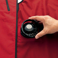 タルテックス HERO’S UNIFORM ベスト（空調服TM） レッド M 50196-009-M（直送品）