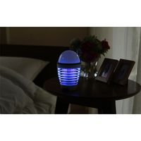 富士パックス販売 LEDライト付電撃殺虫器モスキライト FP-324（直送品）