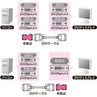 サンワサプライ DVIアダプタ(DVI-DVI) AD-DV05K2 1個（直送品）
