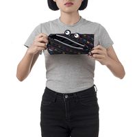 ジップイット モンスターペンケース、レインボーティース、ブラック ZP-ZTM-SE/BK（直送品）