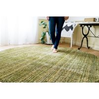 スミノエ BIGSIZERUG リュストル 円形 2000×2000mm モスグリーン 4955141442805 1枚（直送品）