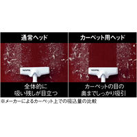 マキタ CL281高容量バッテリー・サイクロンアタッチメント・フロアカーペットヘッド付セット