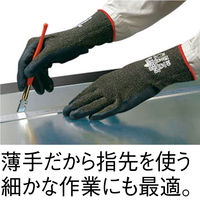 【ニトリル背抜き手袋】 ショーワグローブ 耐切創 S-TEX581 ブラック 1双