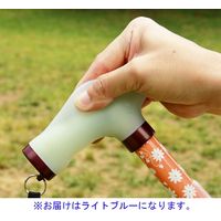 光る！手にやさしいグリップ杖 RTL10304LB ケンコー・トキナー（直送品）