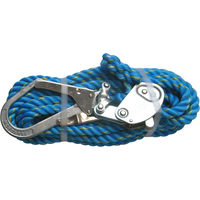 まつうら工業 青色ニューテトロン水平親綱(緊張器付) 16mmΦX10m NEW-TETORONーWF1610BLUE 1本