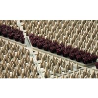 山崎産業 エバックブラシハードマット（本駒）G 4903180304790 1箱（4枚入）（直送品）