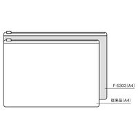 リヒトラブ(LIHIT LAB.) クリヤーケース A4サイズ 赤（レッド） F5303-3 10枚