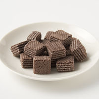 【まとめ買いセット】無印良品 ひとくちブラックウエハース バニラクリーム 110g 1箱（12袋入） 良品計画