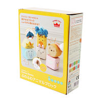 エド・インター ふわふわアニマルブロック 布製 1セット