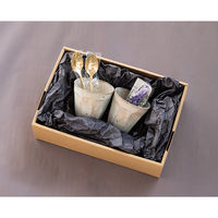 ヘッズ クシャットペーパー 無地グレー 包装紙 1パック（100枚入） CWP-M4