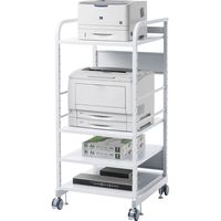 サンワサプライ 高耐荷重ラック 幅582×奥行650×高さ1289mm ライトグレー RAC-HL4 1台（直送品）