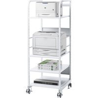 サンワサプライ 高耐荷重ラック 幅582×奥行650×高さ1589mm ライトグレー RAC-HL5 1台（直送品）