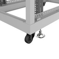 サンワサプライ 19インチサーバーラック パネル無（36U） 幅600×奥行1000×高さ1820mm Lグレー CP-SVN3610NPGYN 1台（直送品）