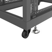 サンワサプライ 19インチサーバーラック パネルなし（36U） 幅600×奥行900×高さ1820mm ブラック CP-SVN3690NPBKN 1台（直送品）