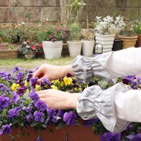 サンベルム ヴィンテージアームカバー GY 1セット(5組) K61611（直送品）