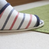 パリーパリーヴィンテージ ふけるトイレマット グリーン T34203 2枚 サンベルム（直送品）