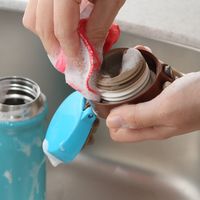 サンベルム めちゃ泡食器クリーナー レッド 1セット(10個) K57705（直送品）