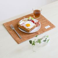 パリーパリーランチョンマット オレンジ K64116 4枚 サンベルム（直送品）