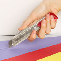 エヌティー カッター L型 ブルー（スケルトン） iL-120P（B） 1セット（5本：1本×5）