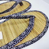 草履 紺（不織布巾着入） SYZR-0004DB 1セット（200足）（直送品）