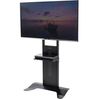 サンワサプライ 32～65インチ対応 壁寄せ液晶ディスプレイスタンド 幅910×奥行485×高さ1905mm ブラック CR-PL33BK 1台（直送品）