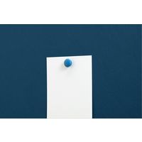 【組立設置込】プラス PWJ片面掲示板パーティションホワイトボード1連964×589×1790mmネイビーブルーPWJ-0918BSK-C（直送品）