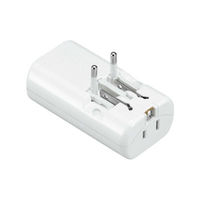 ヤザワコーポレーション 海外用マルチ変換プラグUSB付3.1A白/HPM5 HPM53AWH 1個