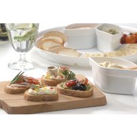 イノマタ化学 ディップパーティーディッシュ（オードブル皿） ホワイト 1073 3個（直送品）