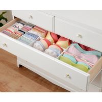 イノマタ化学 下着収納ケース M ホワイト 2953 1セット(1個×6)